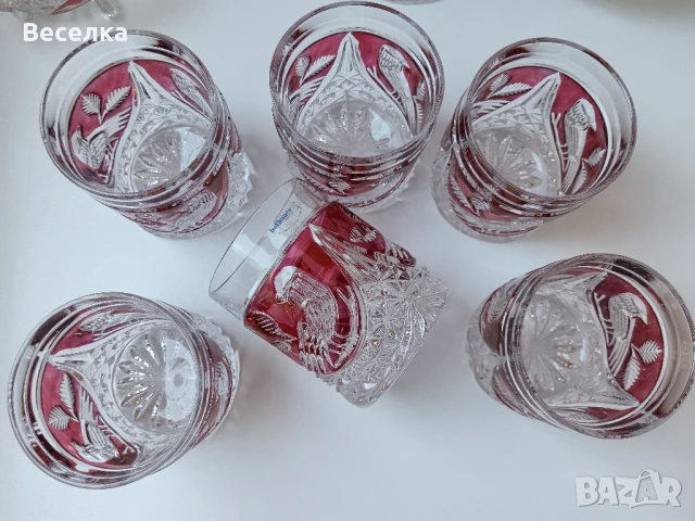 Пълен сервиз за уиски, оловен кристал , снимка 3 - Сервизи - 51223756