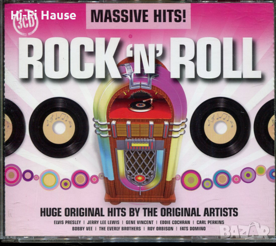 Massive Hits Rock n Roll-3 cd, снимка 1 - CD дискове - 36222882