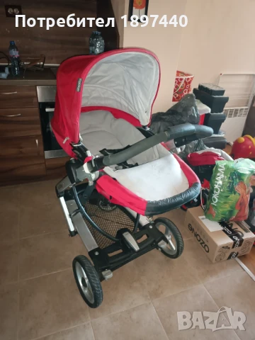 Бебешка количка PegPerego 2 in 1, снимка 2 - Детски колички - 50687266