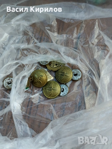 Пагони ретро пилотски и копчета , снимка 3 - Антикварни и старинни предмети - 52226504