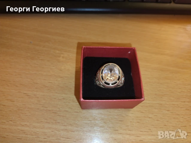 Сребърен пръстен Гранат