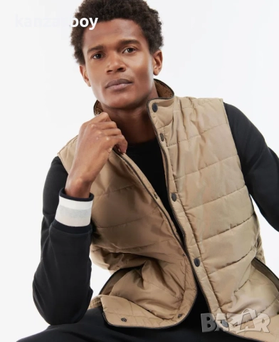 Barbour Mens Farnham Quilted Gilet - страхотен мъжки елек КАТО НОВ С