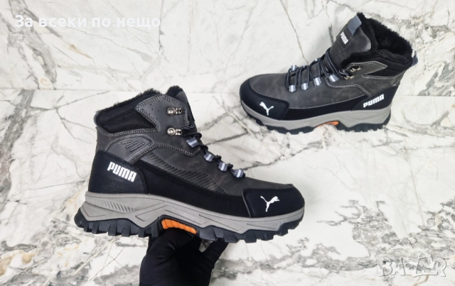 Puma Мъжки Зимни Кубинки С Топла Дебела Вата Пума - Налични Различни Цветове Код P1707, снимка 15 - Мъжки боти - 52969886
