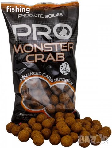 Протеинови топчета Starbaits MONSTER CRAB 20мм, снимка 1 - Стръв и захранки - 36015959