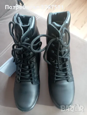 Мъжки зимни кубинки от естествена кожа номер 43 чисто нови, 75 лв., снимка 2 - Мъжки ботуши - 48686903