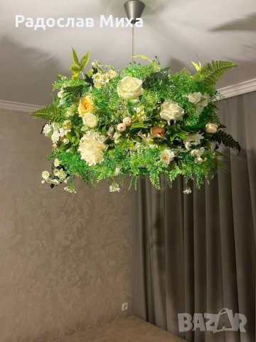 Лампа,попилей от цветя и разтения, снимка 7 - Полилеи - 41630835