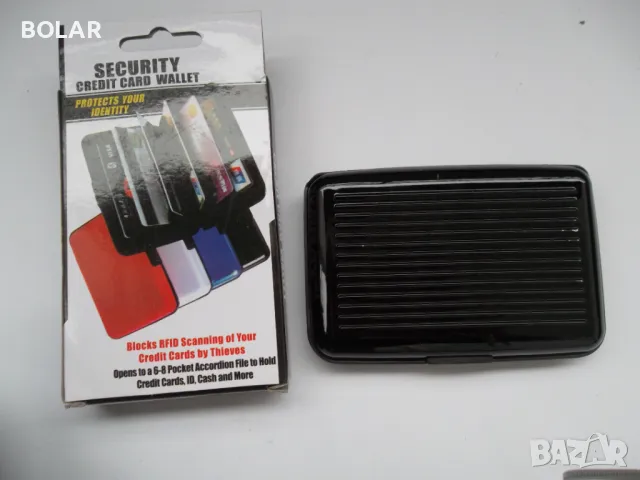 АЛУМИНИЕВ КАЛЪФ ЗА ВИЗИТКИ И БАНКОВИ КАРТИ, снимка 2 - Калъфи, кейсове - 49783316