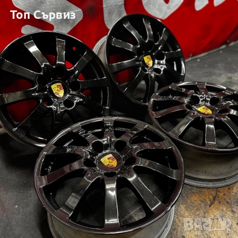 Алуминиеви джанти за Порше, 17 цола, 5х130, 4 броя, снимка 3 - Гуми и джанти - 51637550