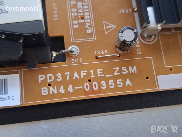 Платка BN44-00355A PD37AF1E_ZDY REV:1.2  for, SAMSUNG модел UE32C6710 32inc DISPLAY LTF320HF02 , снимка 2 - Части и Платки - 53731898