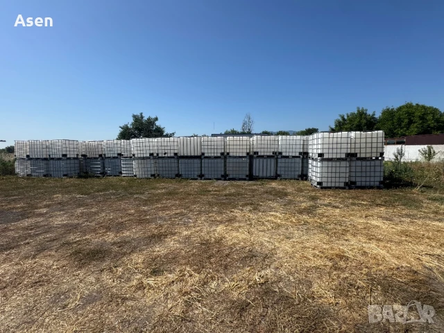 Цистерни за вода бидони 1000 литра 1 тон  