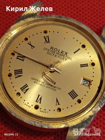 Мъжки часовник ROLEX OYSTER PERPETUAL за части КОЛЕКЦИЯ 51718, снимка 6 - Мъжки - 53595211