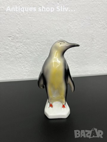 Румънска порцеланова фигура на пингвин. №5062