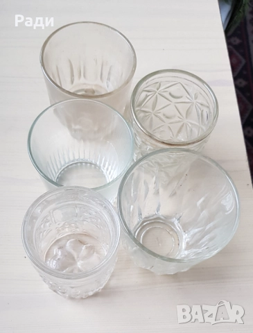 Продавам български чаши масивно стъкло, снимка 13 - Чаши - 35505234