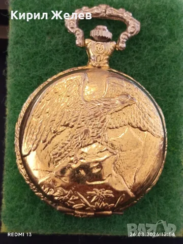 Винтидж стил джобен часовник механичен SAIHO 17 jewels за КОЛЕКЦИОНЕРИ 30123