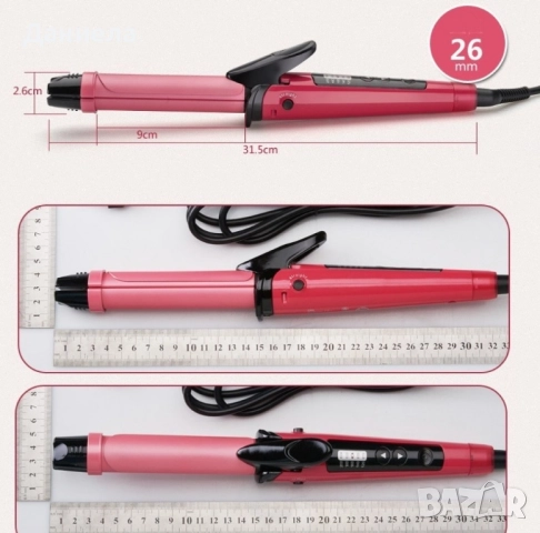 Многофункционална 2 в 1 маша и преса за коса TV821, снимка 6 - Преси за коса - 52014872