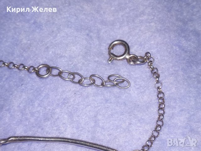 ФИНА СРЕБЪРНА ФЕШЪН АРТ ГРИВНА със СИМВОЛ на БЕЗКРАЙНОСТ - СРЕБРО 925 ПРОБА 38741, снимка 12 - Гривни - 41741240