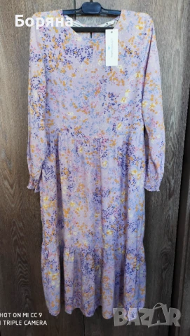 Tom Tailor нова с етикет лилава рокля, снимка 4 - Рокли - 51285531