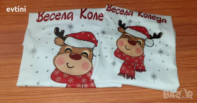 Коледен комплект за цялото семейство, снимка 6 - Тениски - 34916060