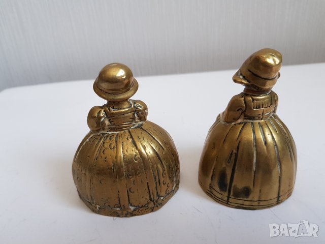 Стари бронзови звънчета за прислуга-2 броя, снимка 3 - Антикварни и старинни предмети - 34519987