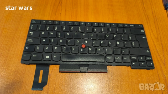 Клавиатура оригинална за Lenovo ThinkPad T490,T495,T480S, снимка 2 - Части за лаптопи - 51606443
