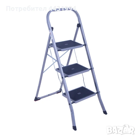 Метална стълба Dominico DM-332NS 30x20cm, 3 гумирани стъпала