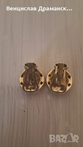 сребърни обеци с гранати., снимка 2 - Обеци - 53365523