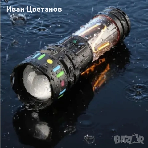 LED мощен фенер YEMAO YM-A5 – 3000 лумена, ZOOM и PowerBank