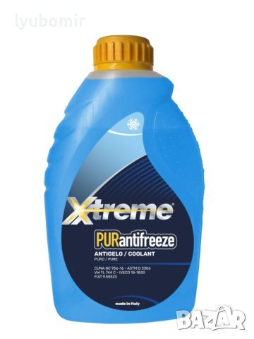 Xtreme Антифриз концентрат PURantifreeze син G11 (-72C), 1л, снимка 1 - Аксесоари и консумативи - 42155196
