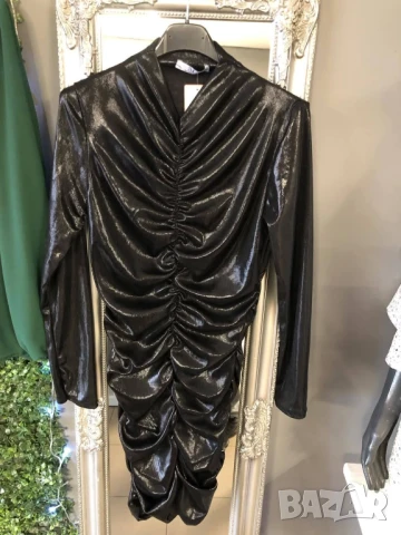 🎊Лъскава парти рокля с метален ефект , снимка 8 - Рокли - 50623045