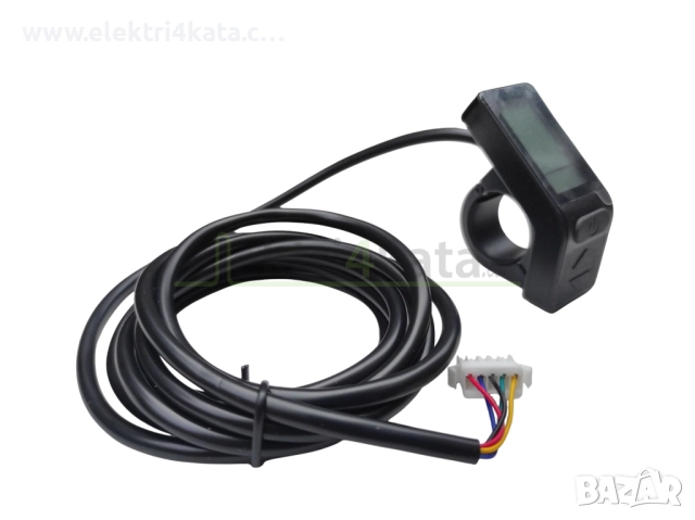LCD дисплей (километраж) 24V-48V за електрически велосипед, снимка 2 - Части за велосипеди - 52462486