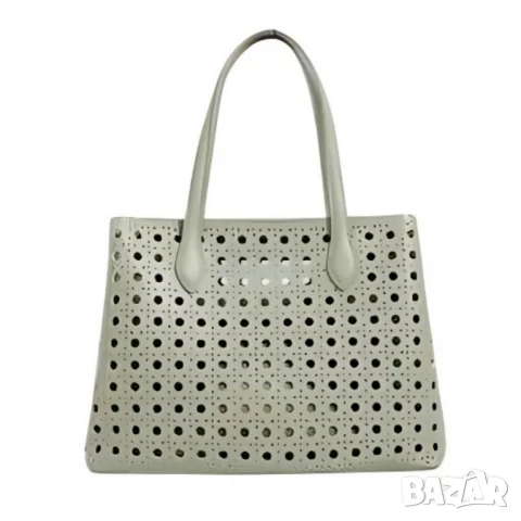 Модерна дамска чанта с перфорация, снимка 10 - Чанти - 50642293
