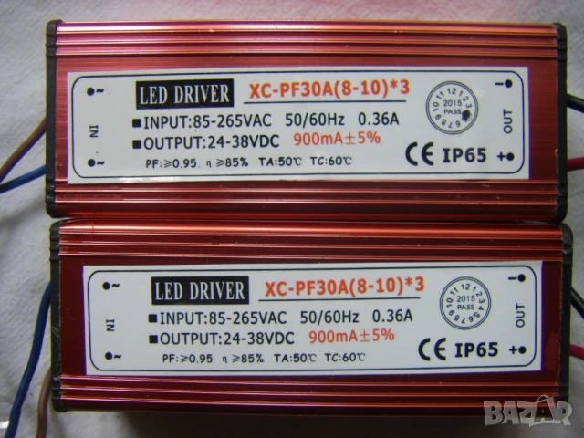 Три броя захранвания , драйвери за LED осветления 26-43 Волта/300мА и 24-38 Волта/900мА, снимка 3 - Друга електроника - 49344258