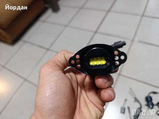 40W ЛЕД LED Angel Eyes Ангелски Очи BMW E90 E91 E92, снимка 4 - Аксесоари и консумативи - 53641478