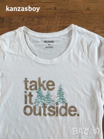 columbia - страхотна туризъм тениска КАТО НОВА 