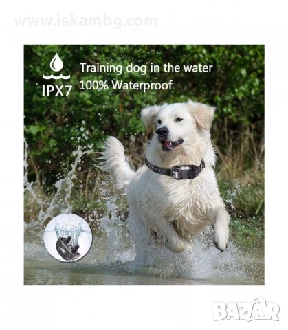 ЕЛЕКТРОНЕН НАШИЙНИК ЗА КУЧЕ ВОДОУСТОЙЧИВ ПОТОПЯЕМ С ОБХВАТ ДО 800 М. - код 3160, снимка 3 - Други стоки за животни - 33889030