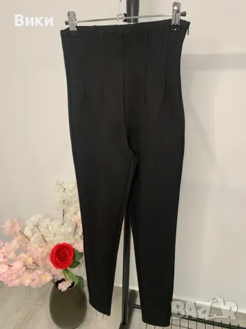 Черен клин / панталон Zara, снимка 3 - Панталони - 49456485