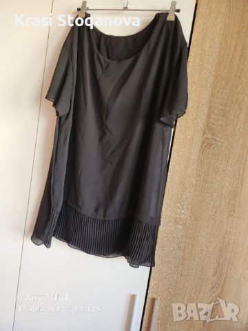 Елегантна Блуза с КЪС ръкав , снимка 6 - Тениски - 41580067