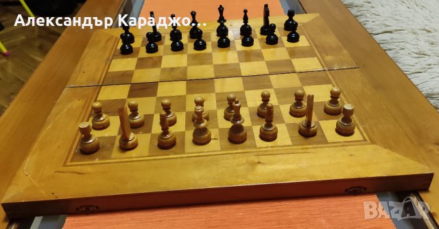 Голям дървен шах 48 х 48 см., снимка 7 - Шах и табла - 44150639