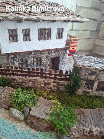 Макет на къща в Боженци-изцяло ръчна изработка., снимка 9 - Декорация за дома - 53783868