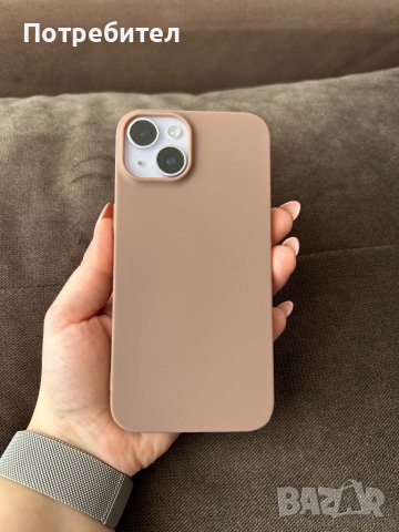 Цветен силиконов калъф за iPhone 14/15 series , снимка 5 - Калъфи, кейсове - 44481216