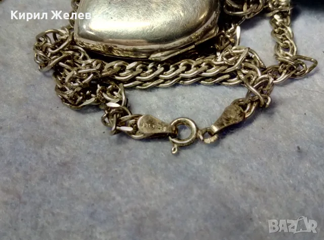 ФЛОРАЛНО ГРАВИРАН СРЕБЪРЕН ПЕНДАНТ СЪРЧИЦЕ Арт РАМКА За СНИМКИ със СРЕБЪРНА ВЕРИЖКА СРЕБРО 925 25980, снимка 10 - Колиета, медальони, синджири - 49734092