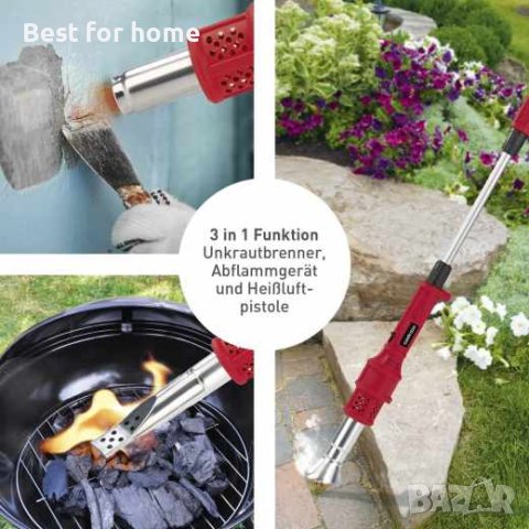 Електричeска горелка за борба с плевели и треви Garvida, снимка 6 - Градинска техника - 41640292