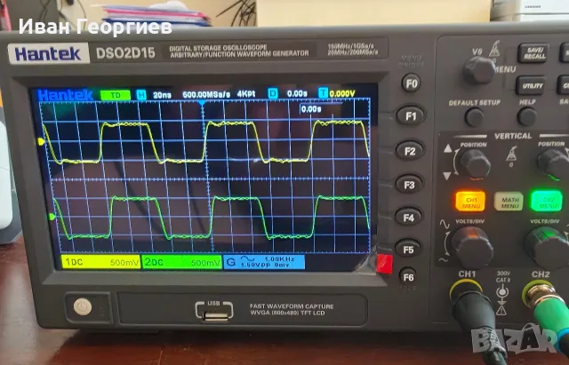 Осцилоскоп и генератор Hantek DSO2D15