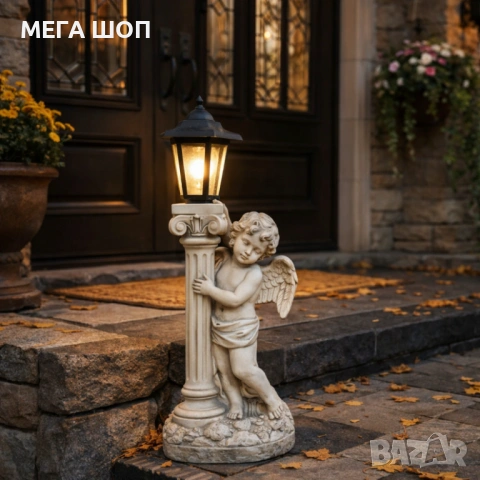 Соларна лампа ангел - елегантна декорация за всеки двор