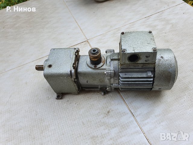 ел.двигател с редуктор регулируеми обороти 0 -11 оборота за заварчици, снимка 1