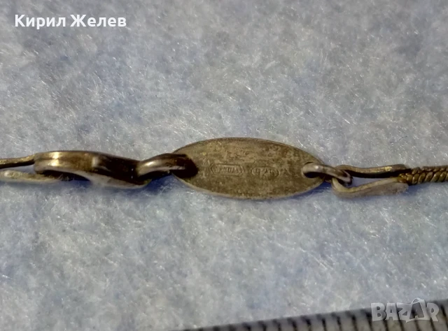 СТАРА СРЕБЪРНА КАРАБИНКА ЗАКОПЧАЛКА За КОЛИЕ ЛАНЕЦ ВЕРИЖКА ГРИВНА МАРКОВО СРЕБРО 925 FURLA 26614, снимка 10 - Други - 50510821
