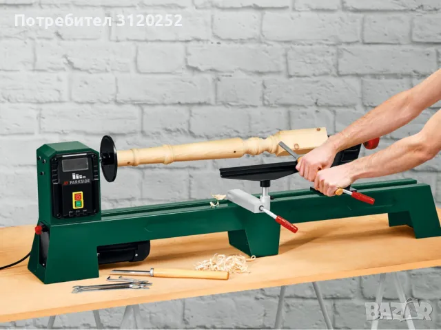Нов дърводелски струг Parkside 100см, снимка 2 - Стругове - 48553647