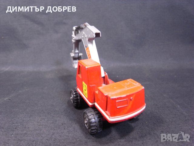  СТАРА РЕТРО МЕТАЛНА КОЛИЧКА EXCAVATOR MATCHBOX KING SIZE, снимка 3 - Колекции - 41910283