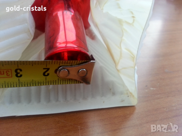 Стъклена играчка за елха връх , снимка 2 - Други ценни предмети - 36241624