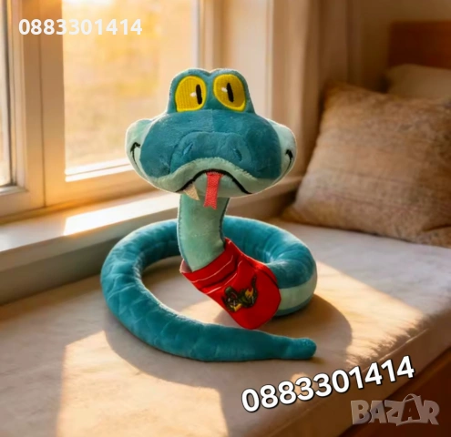 Плюшена змия Зоотрополис , снимка 5 - Плюшени играчки - 53704499